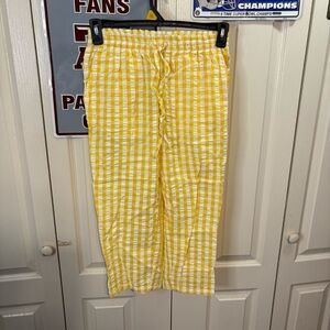 Woman Within Seersucker Capri Pants